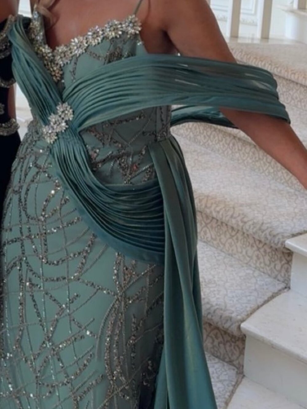 Princess Couture Formal Evening Gown – Size 46 / XL / Women’s 16
